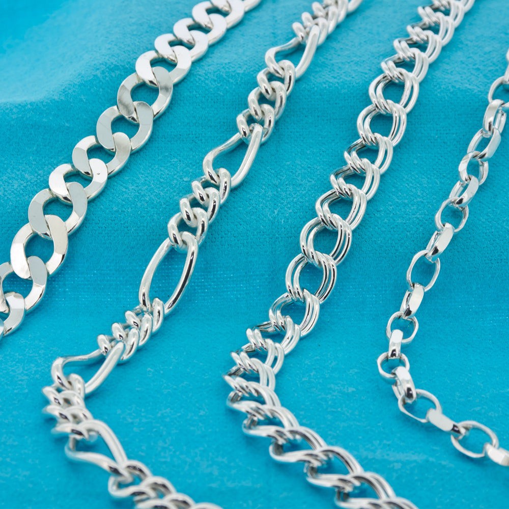 Real sterling hot sale silver chain