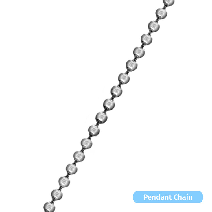 Sterling Silver Round Bead Chain (1.5mm)