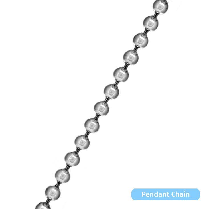 Sterling Silver Round Bead Chain (2.0mm)