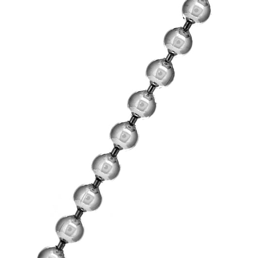 Sterling Silver Round Bead Chain (3.0mm)