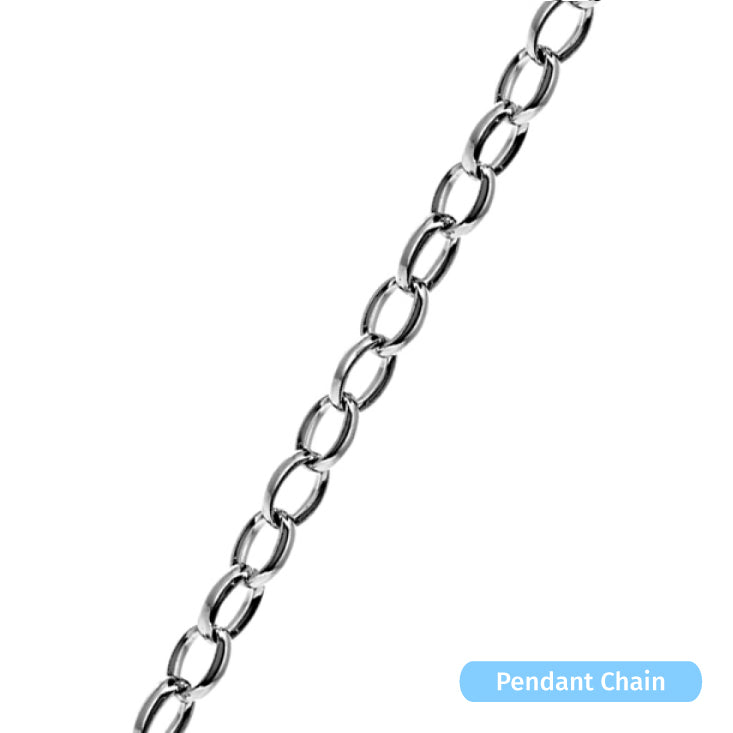 Sterling Silver Oval Belcher Chain (2.0mm)