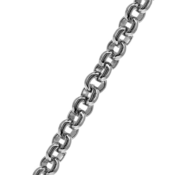 Sterling Silver Round Belcher Chain (3.4mm)