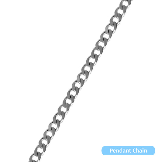 Sterling Silver Diamond Cut Curb Chain (1.7mm)