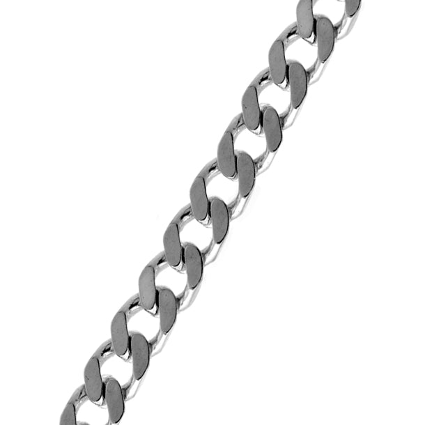 Sterling Silver Diamond Cut Curb Chain (3.6mm)