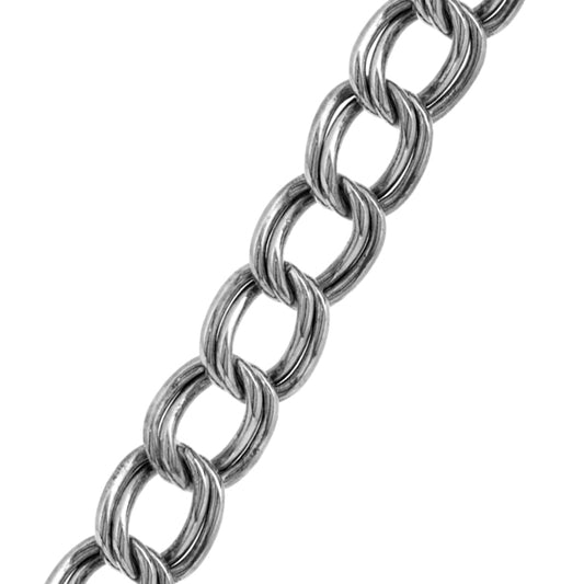 Sterling Silver Double Curb Chain (5.5mm)