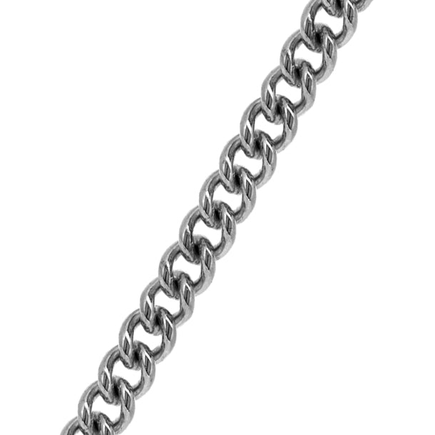 Sterling Silver Round Curb Chain (3.3mm)