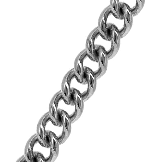 Sterling Silver Round Curb Chain (5.5mm)