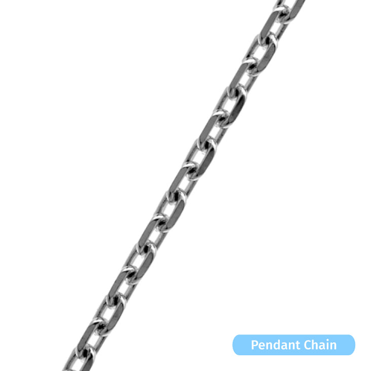 Sterling Silver Diamond Cut Trace Chain (2.5mm)