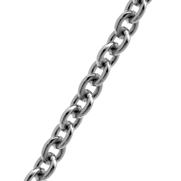 Sterling Silver Round Trace Chain (3.9mm)