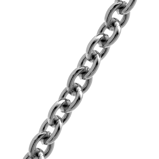 Sterling Silver Round Trace Chain (4.6mm)